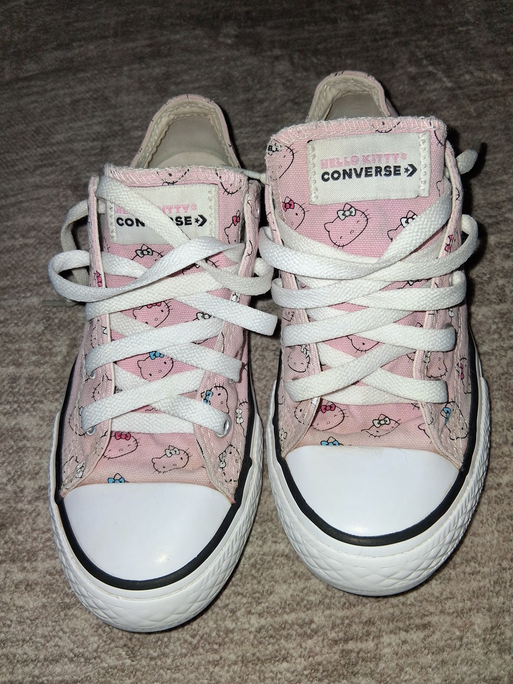 Hello Kitty x Converse Pink Low Top Sneakers